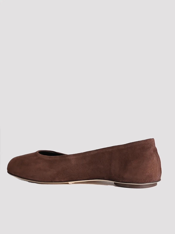 балетки Max Mara Weekend WKATODISUEDEV цвет коричневый