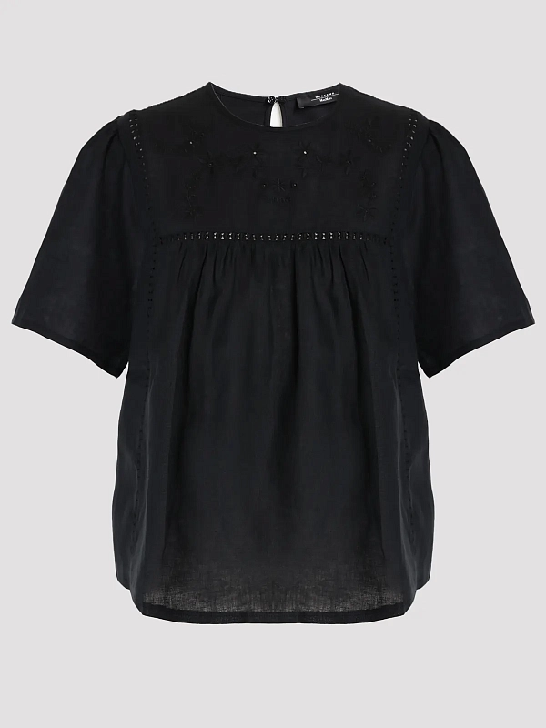 блузка Max Mara Weekend WKDBACINO цвет черный