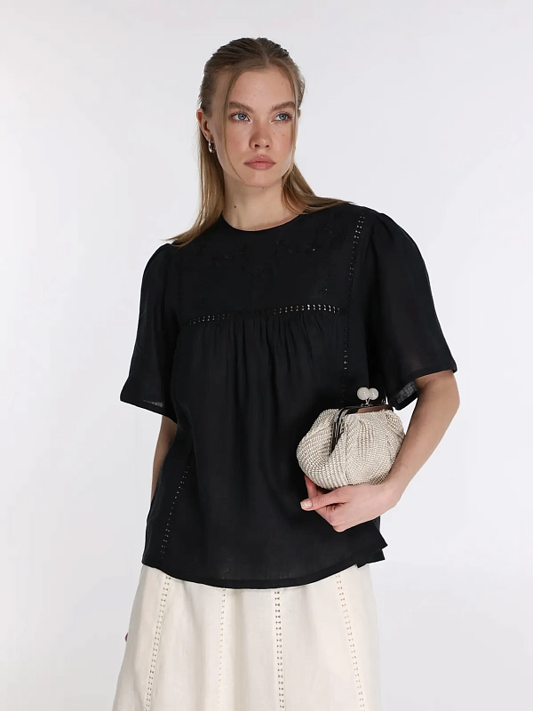 блузка Max Mara Weekend WKDBACINO цвет черный
