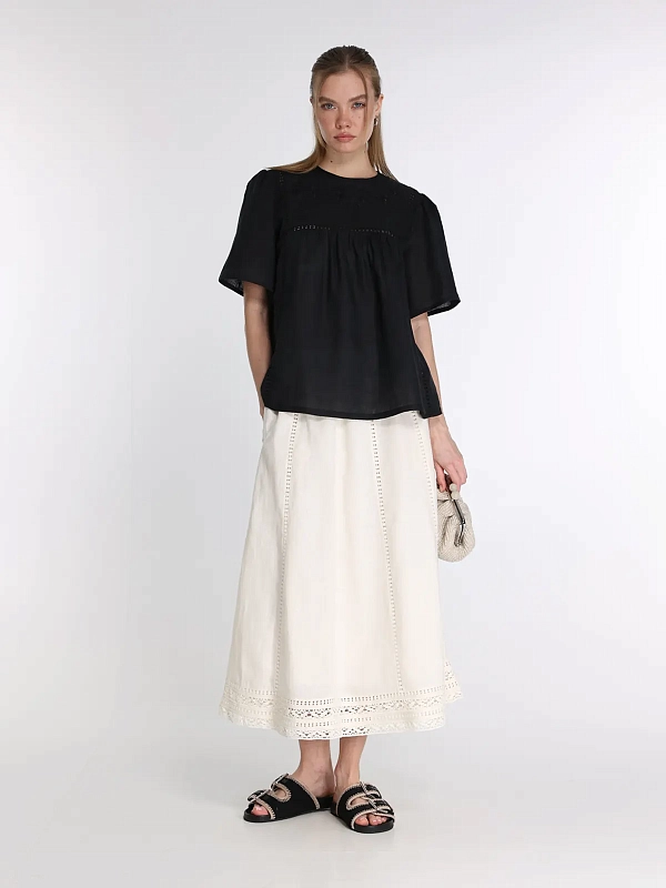 блузка Max Mara Weekend WKDBACINO цвет черный