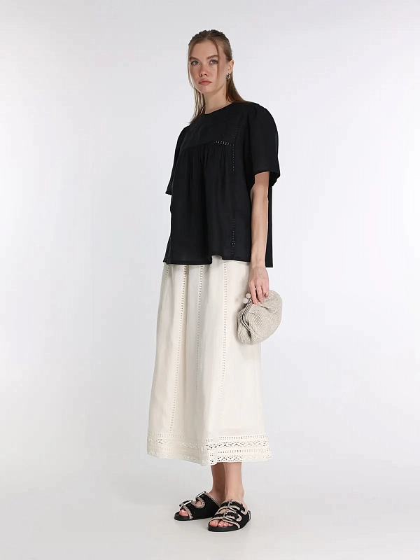 блузка Max Mara Weekend WKDBACINO цвет черный