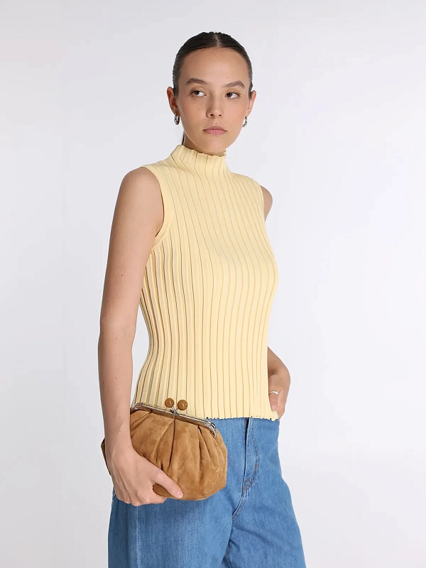 топ Max Mara Weekend WKDBAUTTA цвет желтый