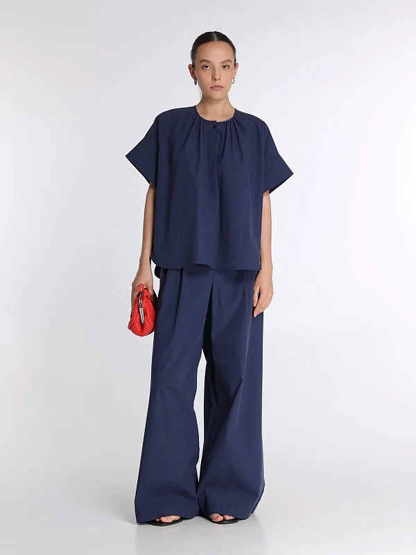 брюки Max Mara Weekend WKDBENDA цвет темно-синий
