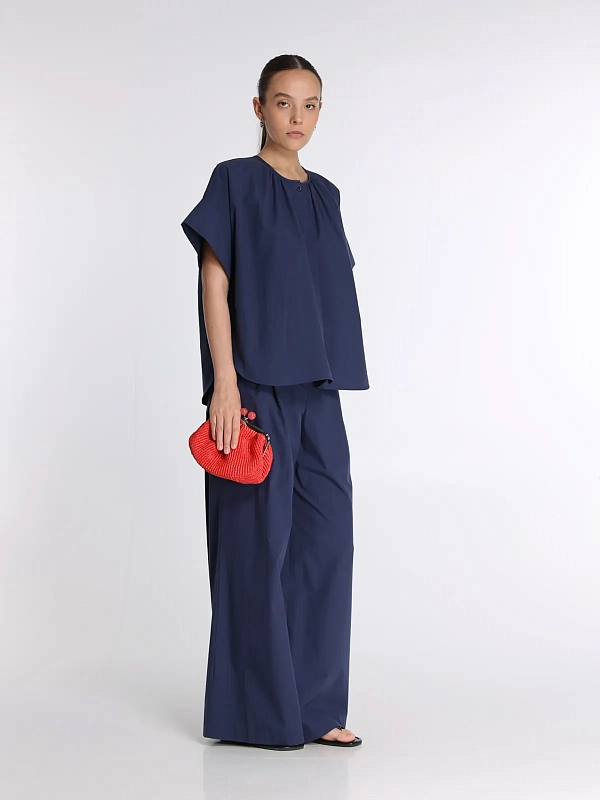 брюки Max Mara Weekend WKDBENDA цвет темно-синий
