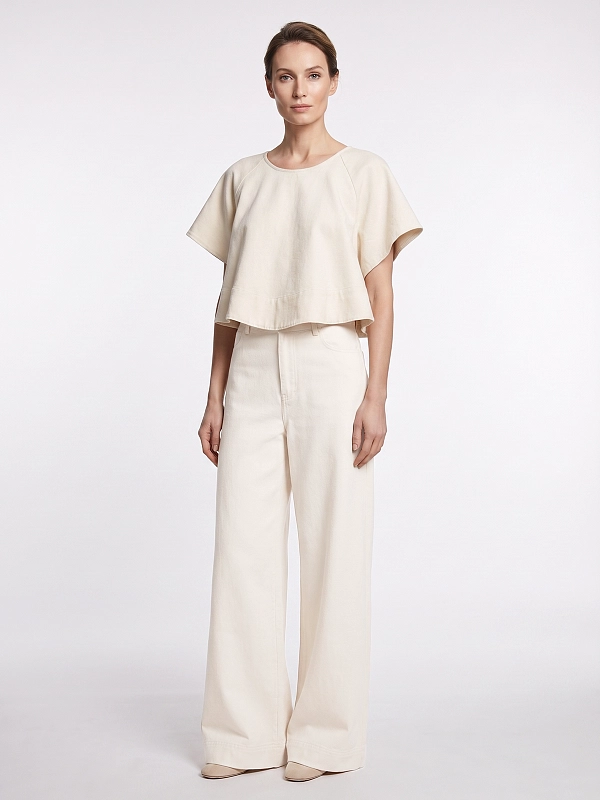 джинсы Max Mara Weekend WKDCANNETI цвет молочный