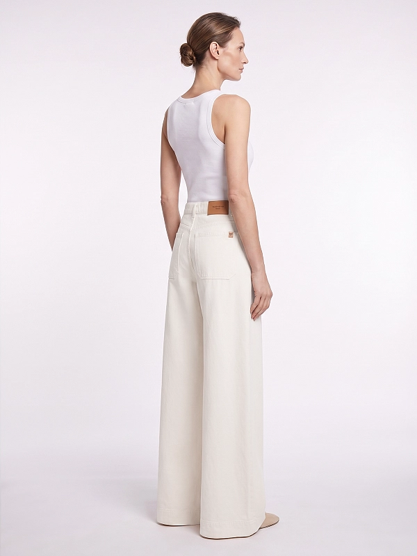 джинсы Max Mara Weekend WKDCANNETI цвет молочный