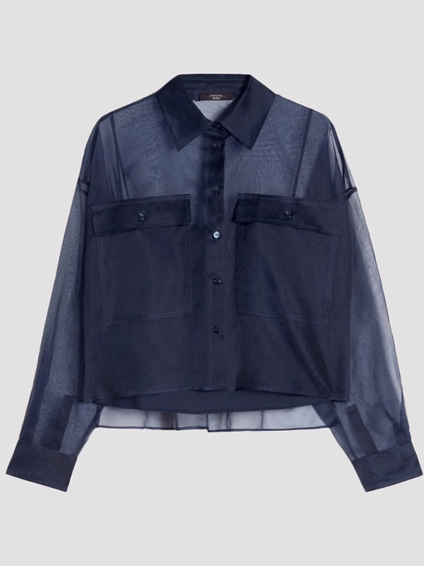 блузка Max Mara Weekend WKDCOLOMBA цвет темно-синий