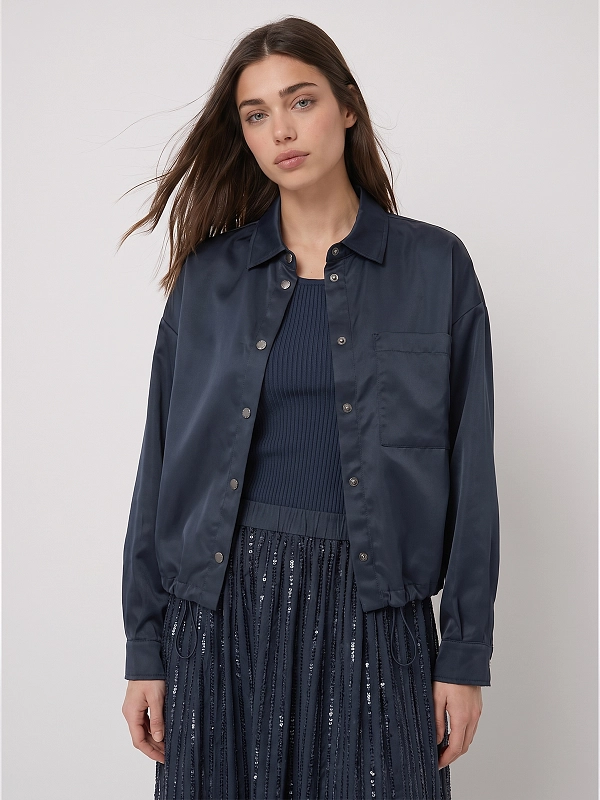 бомбер Max Mara Weekend WKDDIVA цвет темно-синий