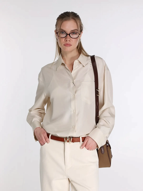 блузка Max Mara Weekend WKDEBBRI цвет молочный
