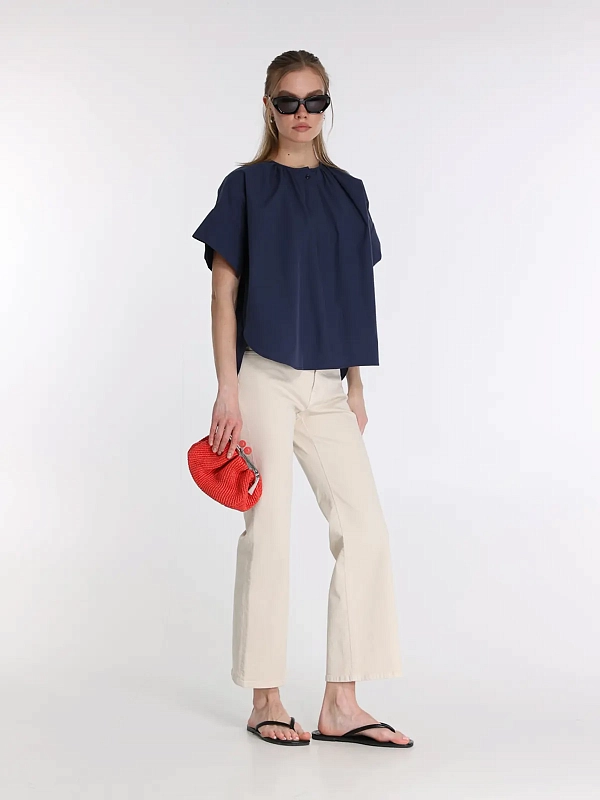 блузка Max Mara Weekend WKDEDUCATA цвет темно-синий