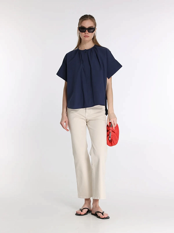 блузка Max Mara Weekend WKDEDUCATA цвет темно-синий