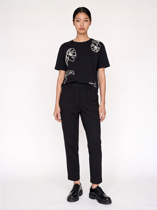 брюки Max Mara Weekend WKDELFO цвет черный