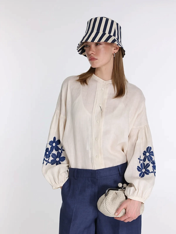 рубашка Max Mara Weekend WKDESTRO цвет молочный