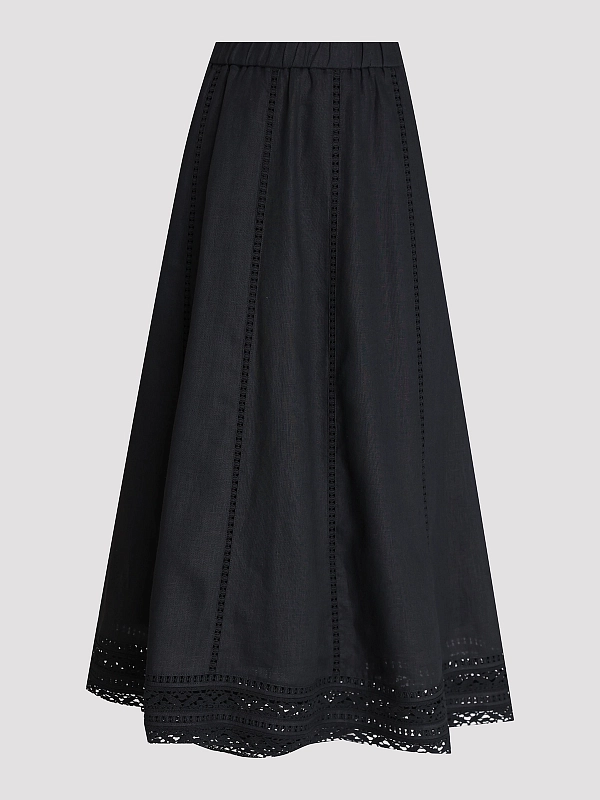 юбка Max Mara Weekend WKDGERGO цвет черный