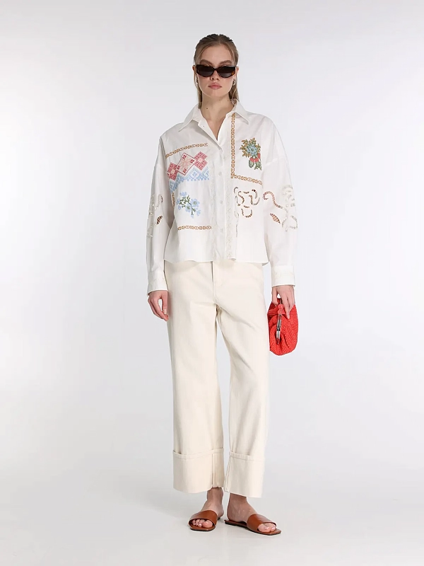 джинсы Max Mara Weekend WKDGESTO цвет молочный