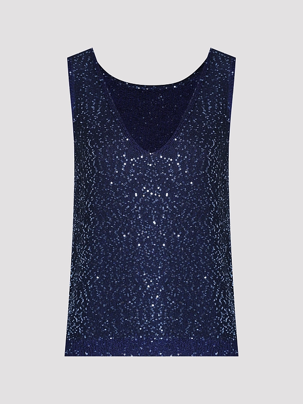 топ Max Mara Weekend WKDMILORD цвет синий