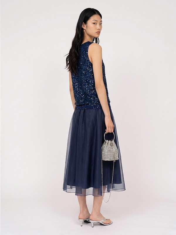 топ Max Mara Weekend WKDMILORD цвет синий