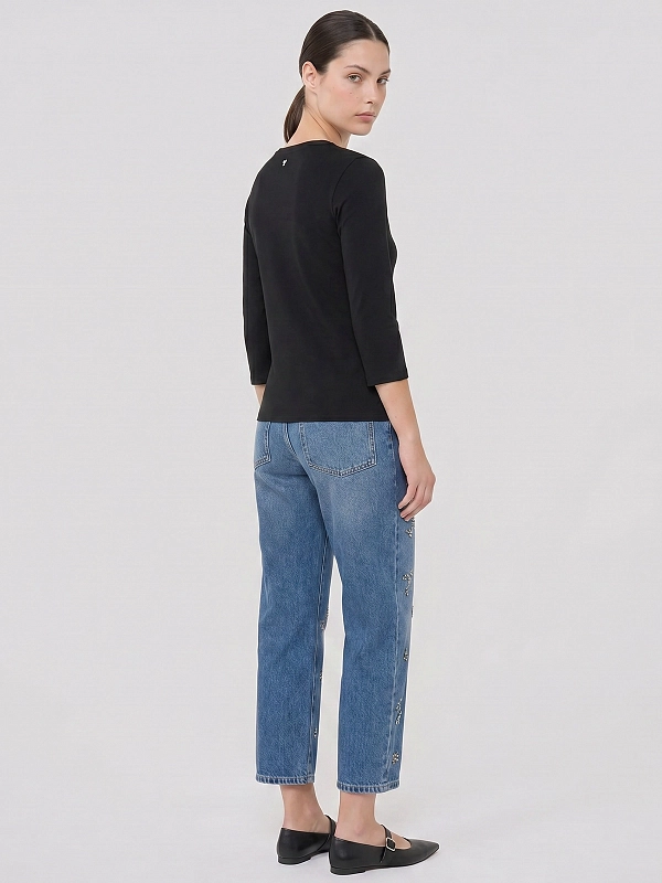 лонгслив Max Mara Weekend WKDMULTIA цвет черный