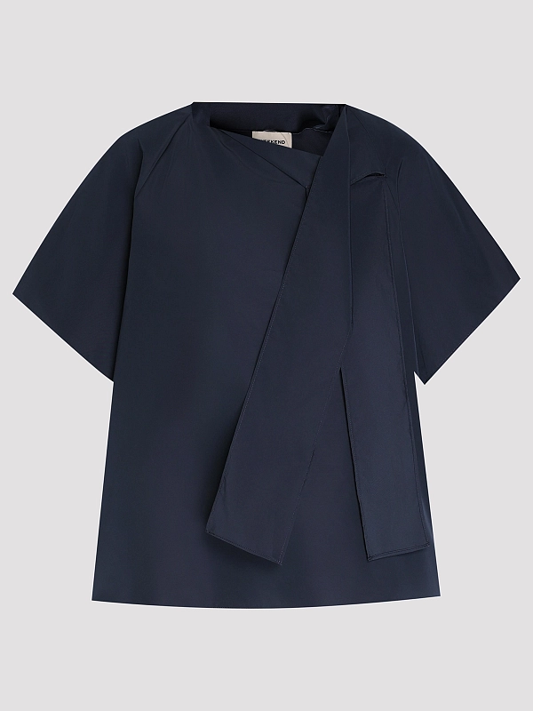 блузка Max Mara Weekend WKDRECENTE цвет темно-синий