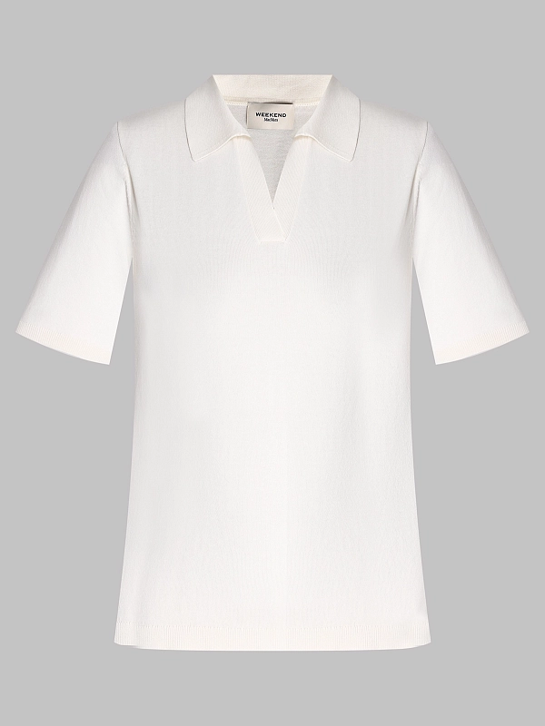 поло Max Mara Weekend WKDRONCOLO цвет молочный