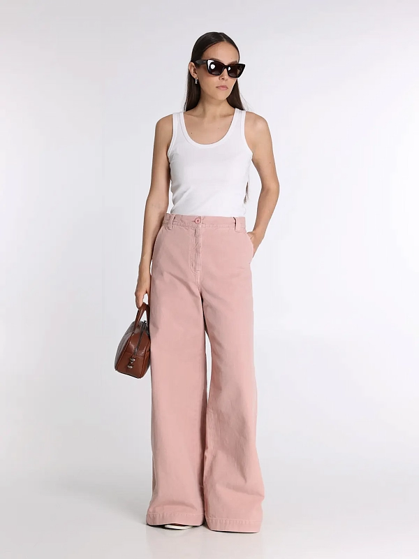 джинсы Max Mara Weekend WKDSKIPPER цвет розовый