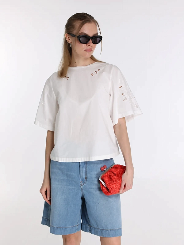 футболка Max Mara Weekend WKDTARGA цвет белый
