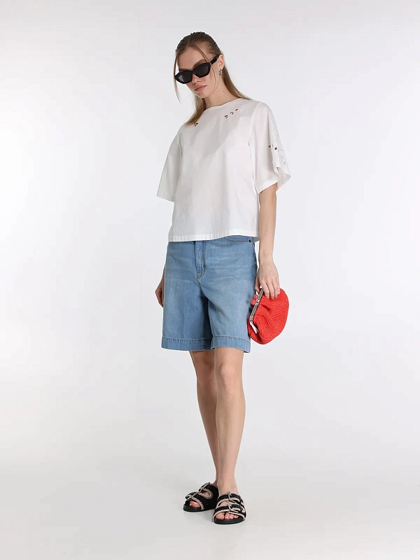футболка Max Mara Weekend WKDTARGA цвет белый