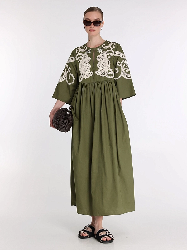 платье Max Mara Weekend WKDTILDE цвет хаки