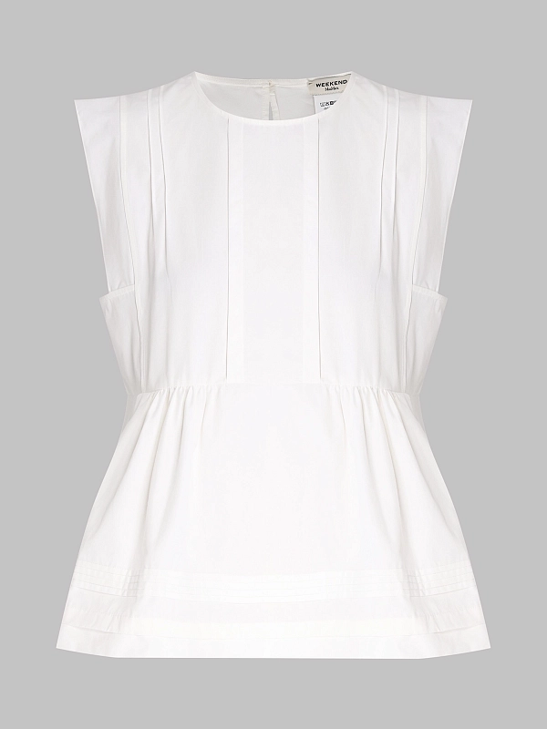 топ Max Mara Weekend WKDVALLO цвет белый