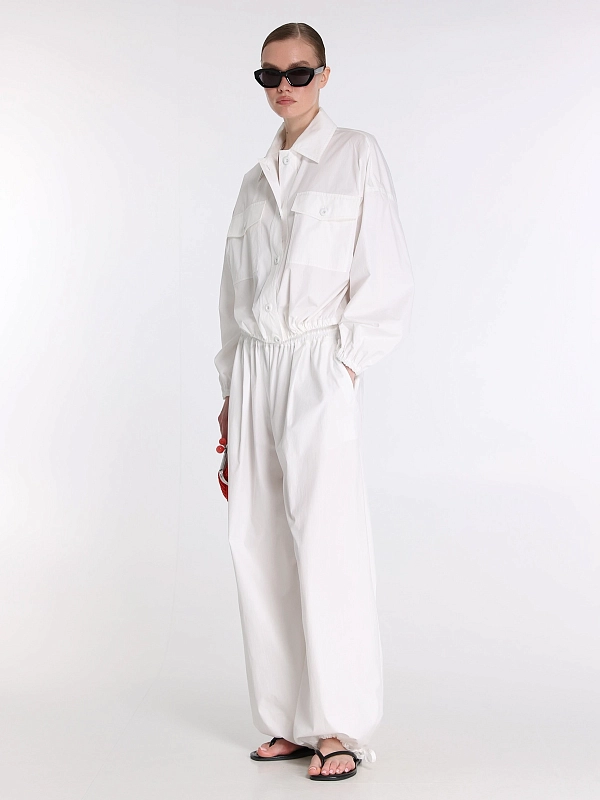 брюки Max Mara Weekend WKIBELLICO цвет белый