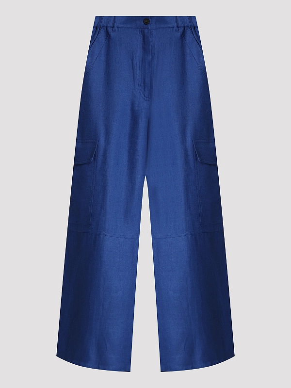 брюки Max Mara Weekend WKIFINALE цвет синий
