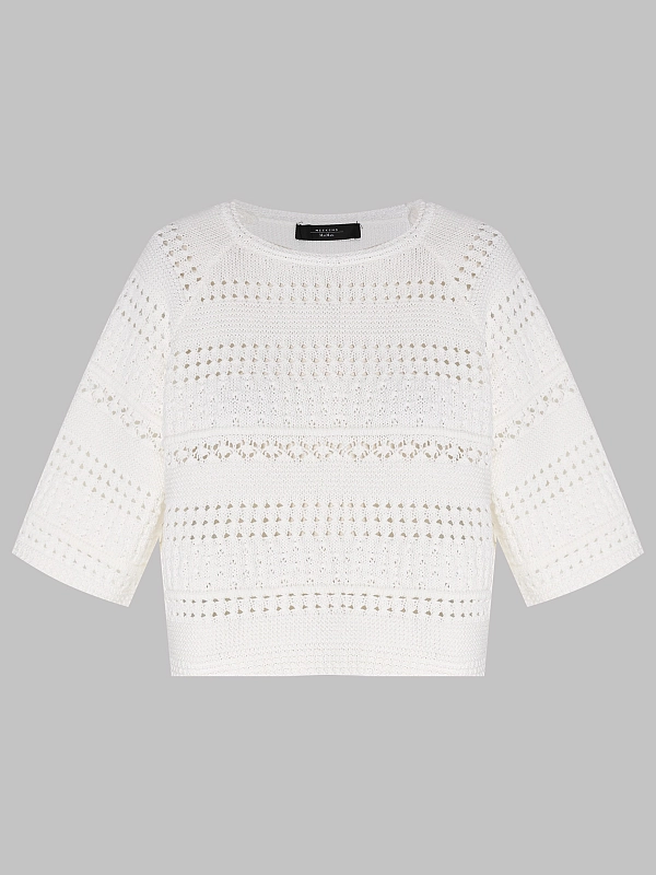 топ Max Mara Weekend WKIORCHE цвет молочный