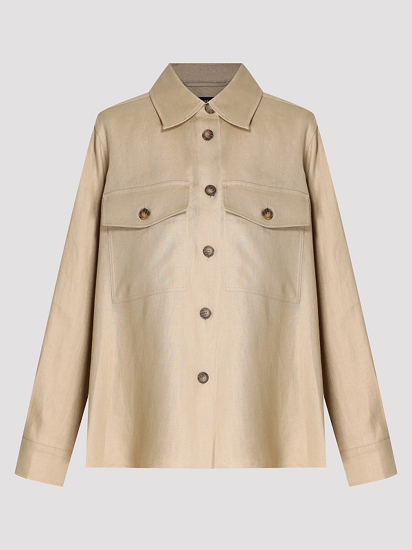 рубашка Max Mara Weekend WKIPOMPOSA цвет бежевый