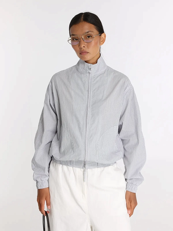 ветровка NOTHING WRITTEN NW26PS-1013 цвет светло-серый