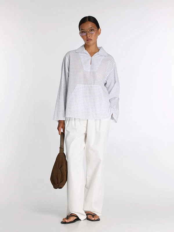 анорак NOTHING WRITTEN NW26PS-1025 цвет голубой