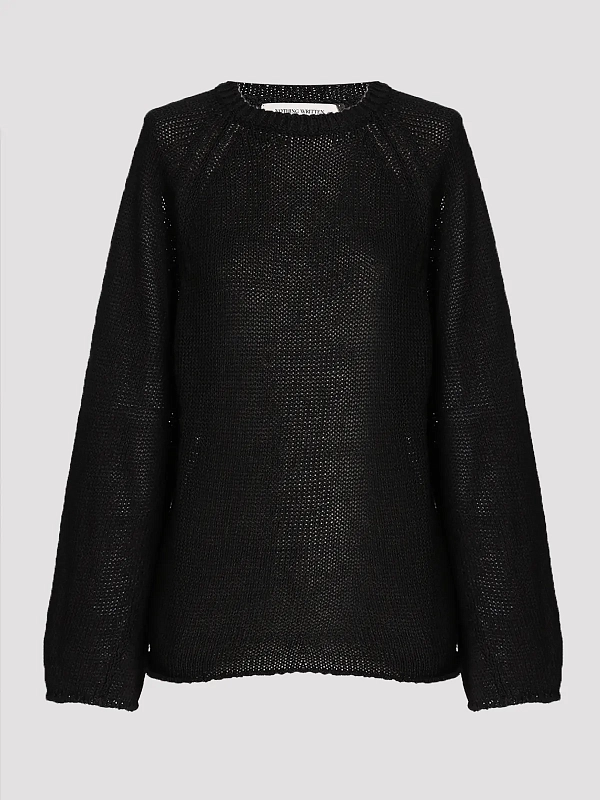 джемпер NOTHING WRITTEN NW26PS-1064 цвет черный