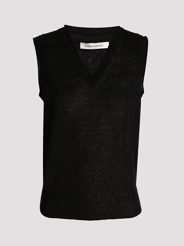 жилет NOTHING WRITTEN NW26PS-1068 цвет черный