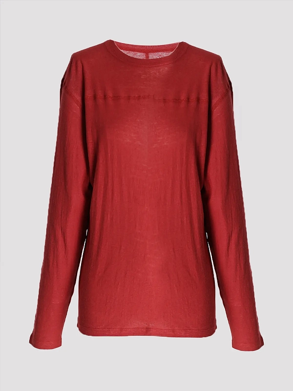 джемпер NOTHING WRITTEN NW26SS-0003 цвет кирпичный