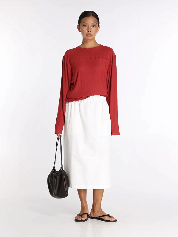 джемпер NOTHING WRITTEN NW26SS-0003 цвет кирпичный