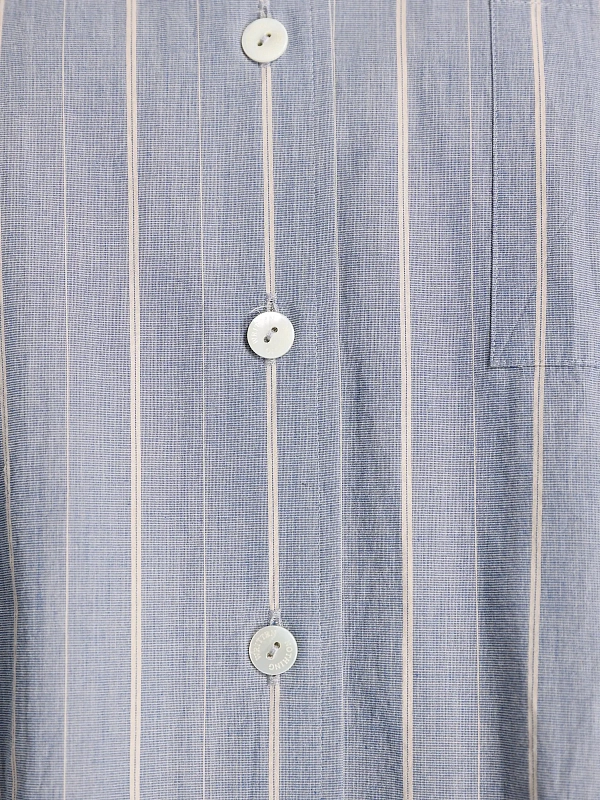 рубашка NOTHING WRITTEN NW26SS-0004 цвет серо-голубой