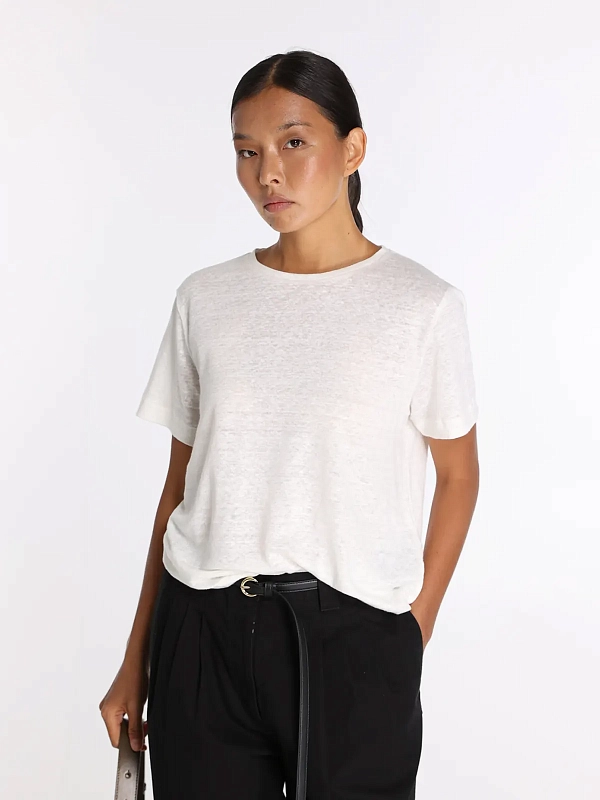 футболка NOTHING WRITTEN NW26SS-0010 цвет молочный