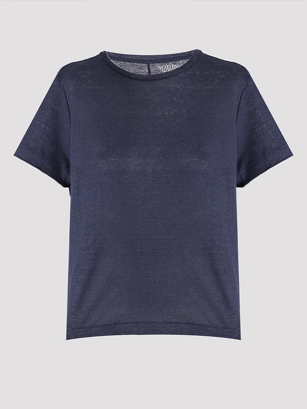 футболка NOTHING WRITTEN NW26SS-0010 цвет темно-синий