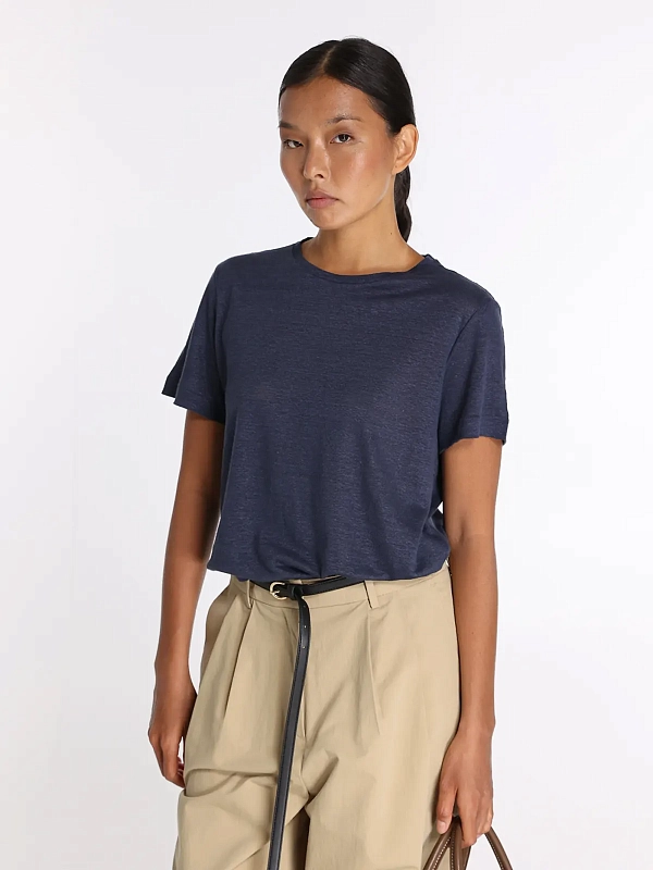 футболка NOTHING WRITTEN NW26SS-0010 цвет темно-синий