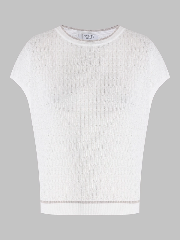 джемпер TONET TO1114 цвет белый