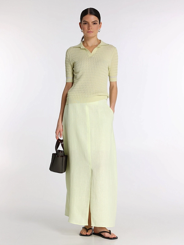 джемпер поло TONET TO1118 цвет желтый