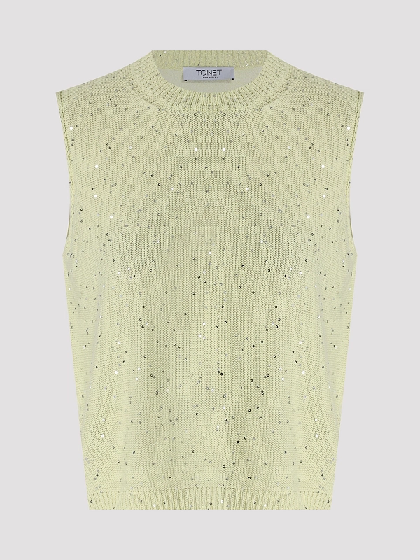 топ TONET TO1433 цвет желтый