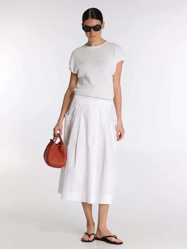 юбка TONET TO1651 цвет белый