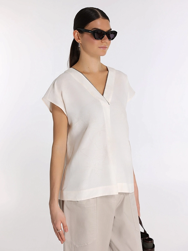 топ TONET TO1740 цвет белый