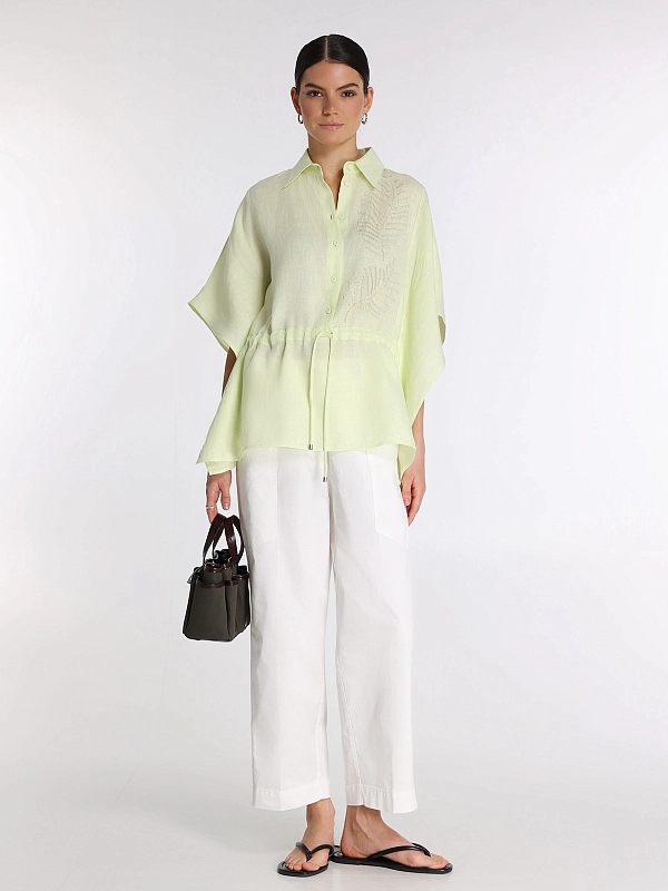 брюки TONET TO1743 цвет белый