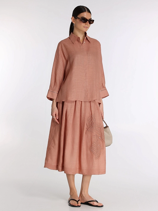 блузка TONET TO1782 цвет розовый